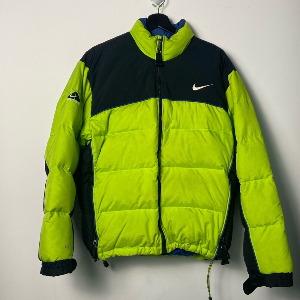 Nike ACG Neon Green Puffer Jacket - M